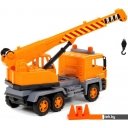 Игрушечный транспорт Полесье Алмаз автомобиль-кран инерционный 86716