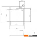 Кухонные мойки Акватон Парма (графит)