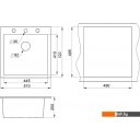 Кухонные мойки Granula GR-5102 (алюминиум)