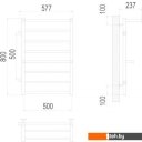 Полотенцесушители TERMINUS Анкона П8 500x800 бп левый (хром)