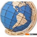 Сборные модели Eco-Wood-Art Глобус (голубой)