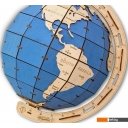 Сборные модели Eco-Wood-Art Глобус (голубой)