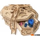 Сборные модели Eco-Wood-Art Глобус (голубой)