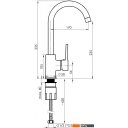 Смесители Rubineta Axe-33 (бронзовый)