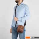 Женские и мужские сумки Poshete 253-1272-8-BRW (коричневый)