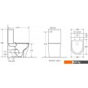 Унитазы WeltWasser Angerbach 001 GL-WT (белый глянец)