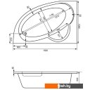 Ванны Santek Шри-Ланка 150х100 левосторонняя 1WH302394