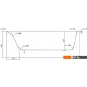 Ванны Cersanit Smart 170x80 R (с ножками)