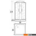 Душевые кабины River Quadro 90/24 МТ