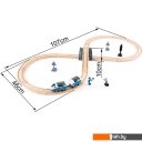 Детские железные дороги Hape Набор пассажирских поездов E3729