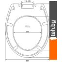 Сиденья и крышки для унитазов и биде Berges Wasserhaus Mita So 018003 (с микролифтом)