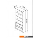 Полки, стеллажи, системы хранения Mio Tesoro Сириус 2 ящика 78x190 2.02.07.110.1 (белый)