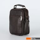 Женские и мужские сумки Poshete 252-8301-DBW (коричневый)