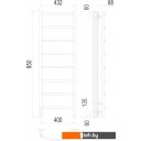 Полотенцесушители TERMINUS Классик П8 400x850 L бп электро (хром)