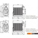 Дровяные камины, печи-камины, порталы Термофор Огонь-батарея 9 (антрацит)