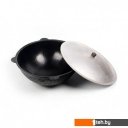 Казаны Davr Metall с крышкой плоское дно (8 л)