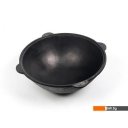 Казаны Davr Metall с крышкой плоское дно (10 л)