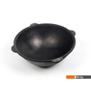 Казаны Davr Metall с крышкой плоское дно (6 л)