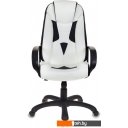 Офисные кресла и стулья Zombie VIKING-8/WH+BLACK (белый/черный)