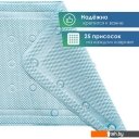 Аксессуары для ванной и туалета Вилина Массажный Лотос 6910 (43x90, голубой)