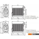 Дровяные камины, печи-камины, порталы Термофор Огонь-батарея 11 (антрацит)