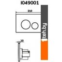 Клавиши и системы смыва AM.PM I049001 (глянцевый белый)