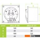 Вытяжная и приточная вентиляция airRoxy dRim 125PS-C174