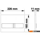 Клавиши и системы смыва Berges Wasserhaus Novum L3 (глянцевый хром)