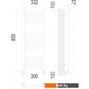 Полотенцесушители TERMINUS Аврора П16 300х800