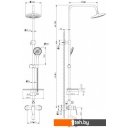 Душевые системы и гарнитуры Lemark LM0462C