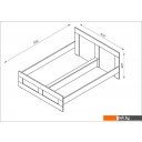 Кровати Mio Tesoro Сириус 180x200 2.02.04.210.5 (дуб венге)
