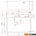 Кухонные мойки Avina HM6548 (нержавеющая сталь)