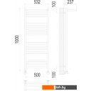 Полотенцесушители TERMINUS Аврора П20 500x1000 с полкой нп (хром)