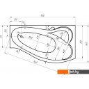 Ванны 1Марка Gracia 150x94L