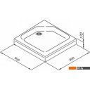 Душевые кабины Triton Тау-Блэк 90x90 (черный, с поддоном)