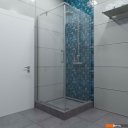 Душевые кабины Triton Терра Хром А1 90х90 (прозрачное стекло)