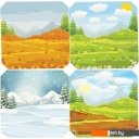 Развивающие игрушки Bondibon Времена года ВВ5079 Развивающие игрушки Bondibon Времена года ВВ5079