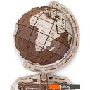 Сборные модели Eco-Wood-Art Глобус (коричневый)