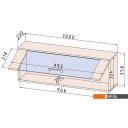 Полки, стеллажи, системы хранения Интерлиния Loft LT-ШН2 (дуб золотой/антрацит)