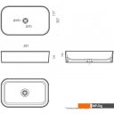 Умывальники Sanita Luxe Infinity Slim 60 INF60SLWB01S