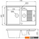 Кухонные мойки БелЭворс Forma L (бежевый, без сифона)