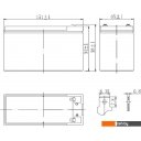 Аккумуляторы для ИБП Delta HRL 12-9 (1234W) (12В/9 А·ч) Аккумуляторы для ИБП Delta HRL 12-9 (1234W) (12В/9 А·ч)
