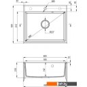 Кухонные мойки Deante Andante ZQN N103 (nero)