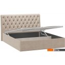 Кровати Трия Скарлет универсальная тип 1 с ПМ 160x200 (велюр мокко светлый)