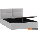 Кровати Трия Глосс универсальный тип 1 с ПМ 160x200 (велюр Confetti Silver)