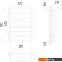 Полотенцесушители TERMINUS Аврора П8 500x800 бп (хром)