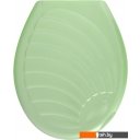 Сиденья и крышки для унитазов и биде Мультидом СЗ72-93 (ракушка, зеленый)