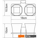 Аксессуары для ванной и туалета Wasserkraft Leine K-5028D