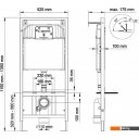 Инсталляции для унитазов, раковин, биде и писсуаров Berges Wasserhaus Novum F2 040252
