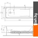 Ножки, каркасы, опоры для ванн AM.PM Gem W90A-160-070W-R